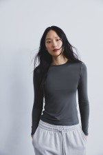 Long-sleeved Microfiber Top