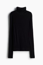 Wool Turtleneck Top